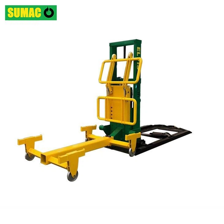 Podnośnik uchylny do recyklingu odpadów