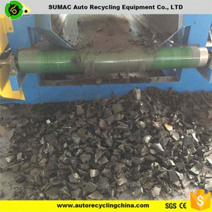 Recycle Scrap Car Tire Shredder Machinery