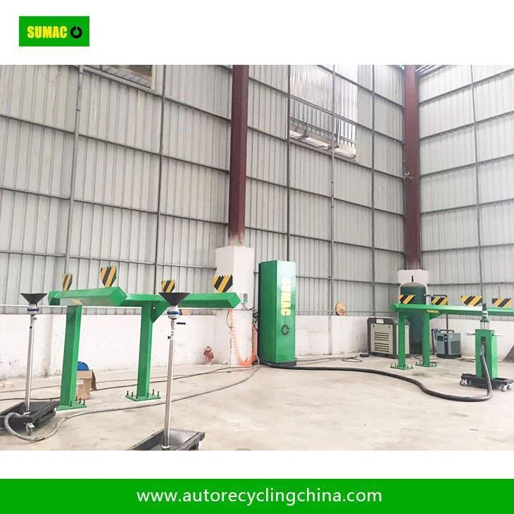 Two Post ELV Recycle Vehicle Fixed Frame